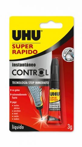 PEGAMENTO INST. UHU SUPER RAPIDO CONTROL LIQUIDO 3