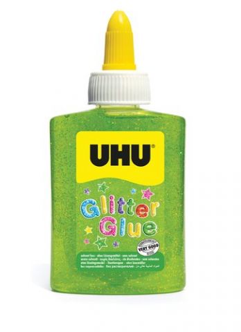COLA GLITTER GLUE UHU BOTE de 88ml VERDE