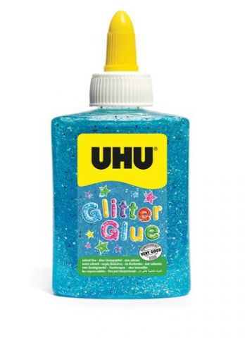 COLA GLITTER GLUE UHU BOTE de 88ml AZUL