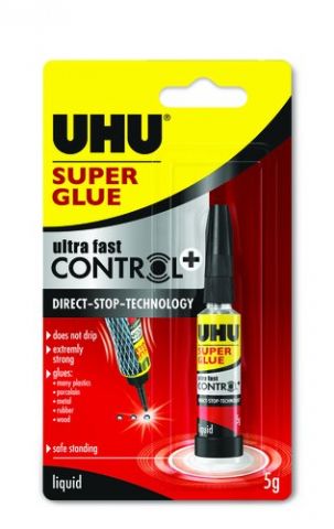 PEGAMENTO UNIVERSAL UHU CONTROL PLUS TUBO 5 g