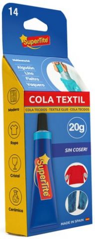 PEGAMENTO PARA TEJIDOS SUPERTITE 20 ml