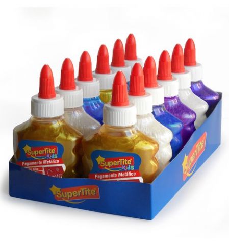 COLA METALLIC GLUE SUPERTITE BOTE de 100ml SURTIDO