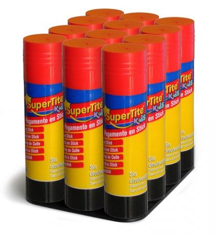 BARRA de PEGAMENTO SUPERTITE 36g BANDEJA de 12