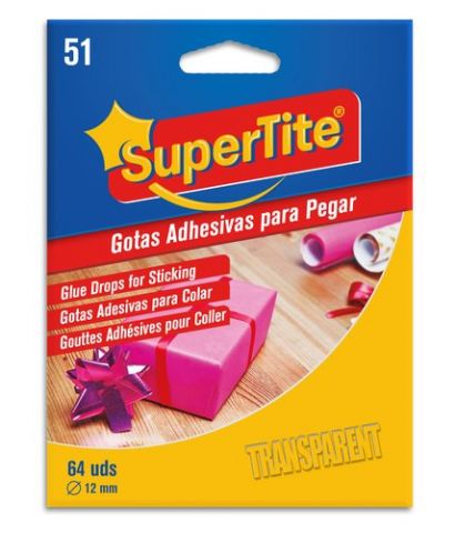 PUNTOS ADHESIVOS SUPERTITE REDONDOS 64 uds