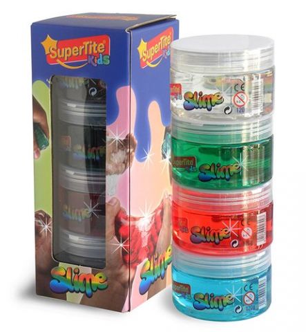 JUEGO SUPERTITE SLIME BOTE 120gr SURTIDO COLORES T
