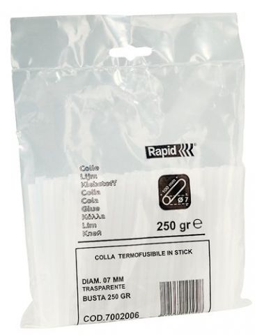 COLA TERMOFUSIBLE en BARRA RAPID 250gr ø7/ 10mm BO