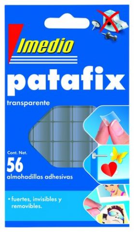 MASILLA ADHESIVA IMEDIO PATAFIX REMOVIBLE TRANSPAR