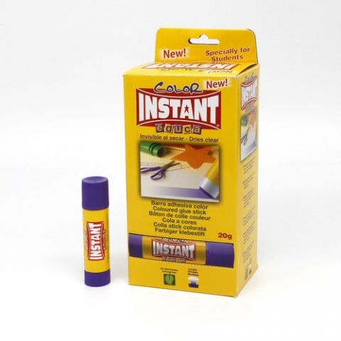 BARRA de PEGAMENTO INSTANT EDUCA COLOR 20g MEDIANA