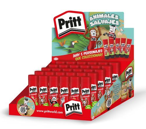 BARRA de PEGAMENTO PRITT 43g GRANDE EXPOSITOR de 3