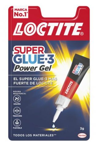 PEGAMENTO INST. SUPER GLUE-3 GEL  3g POWER GEL