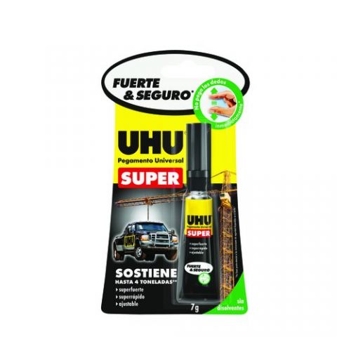 PEGAMENTO UNIVERSAL UHU SUPER STRONG&SAFE 7g