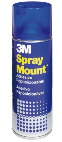 PEGAMENTO en SPRAY 3M 400ml MOUNT REMOVIBLE  (bote