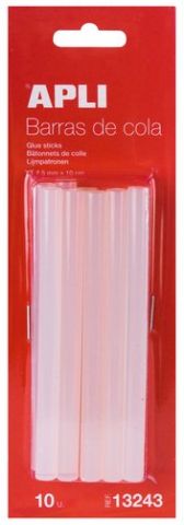 COLA TERMOFUSIBLE en BARRA APLI blister de 10