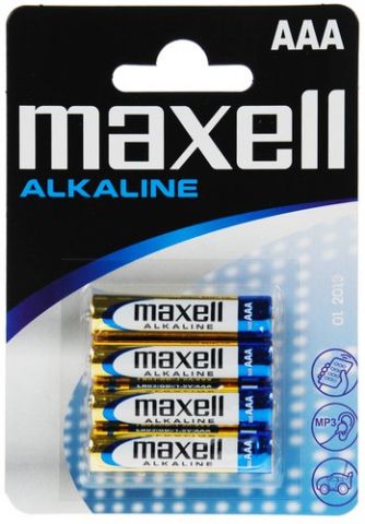 PILAS ALCALINA MAXELL LR03 BLISTER DE 4 (M004)