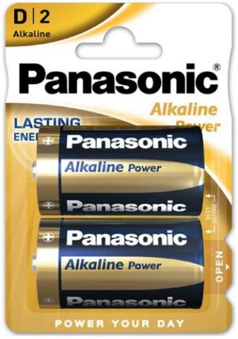 PILAS PANASONIC ALKALINE POWER D LR20 BLISTER DE 2
