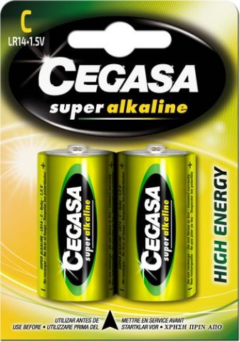 PILAS CEGASA ALCALINA LR14 BLISTER DE 2