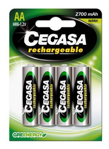 PILAS RECARGABLES CEGASA HR6 AA 2700 MAH BLISTER D