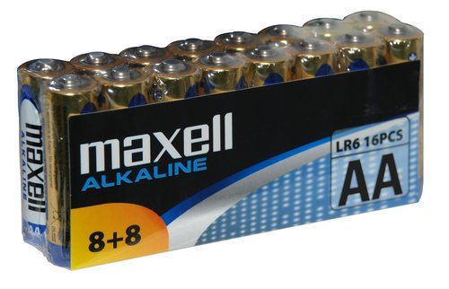 PILAS ALCALINA MAXELL LR06 BLISTER DE 16 (M319)
