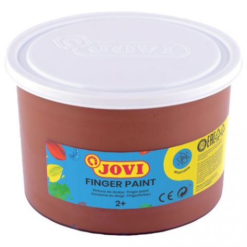 PINTURA de DEDOS JOVI 500 ml (bote) MARRON