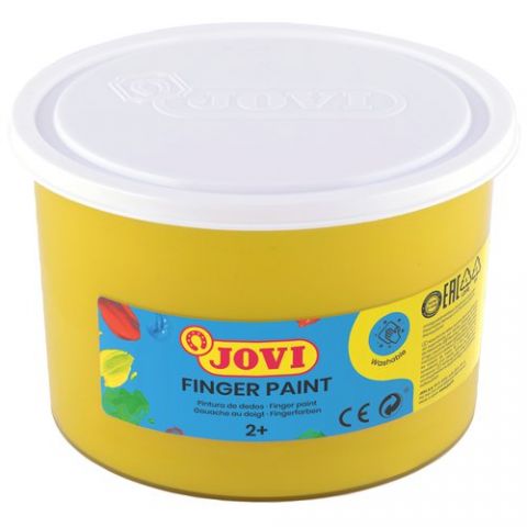 PINTURA de DEDOS JOVI 500 ml (bote) AMARILLO