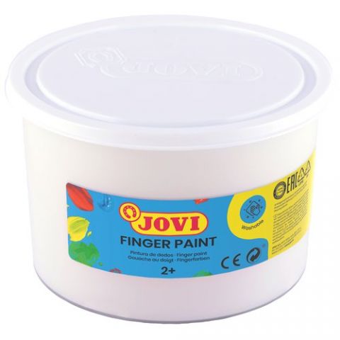 PINTURA de DEDOS JOVI 500 ml (bote) BLANCO