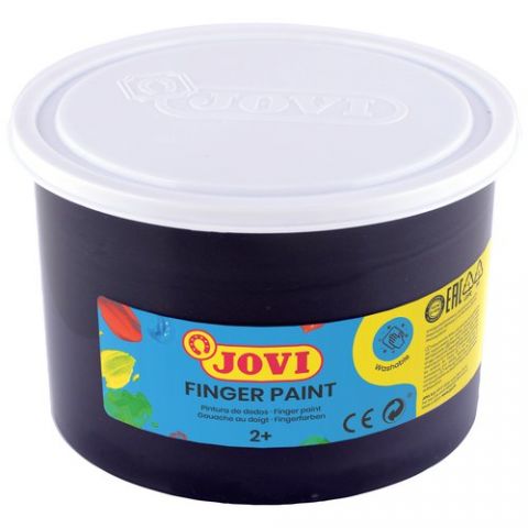PINTURA de DEDOS JOVI 500 ml (bote) NEGRO