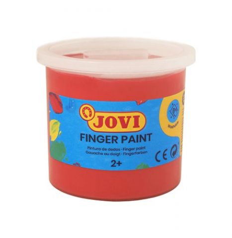PINTURA de DEDOS JOVI 125 ml (bote) ROJO