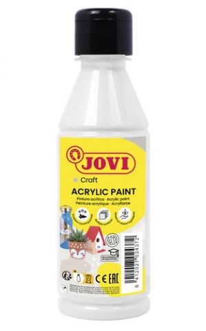 PINTURA LATEX JOVI DECOR 250 ml (botella) BLANCO