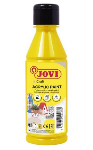 PINTURA LATEX JOVI DECOR 250 ml (botella) AMARILLO