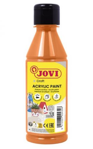 PINTURA LATEX JOVI DECOR 250 ml (botella) NARANJA