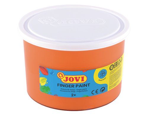 PINTURA de DEDOS JOVI 500 ml (bote) NARANJA