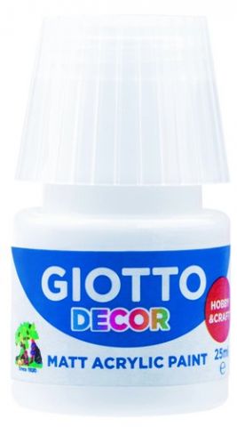 PINTURA ACRILICA GIOTTO 25 ml (bote) BLANCO