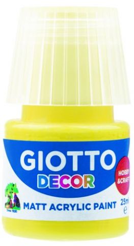 PINTURA ACRILICA GIOTTO 25 ml (bote) AMARILLO