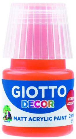PINTURA ACRILICA GIOTTO 25 ml (bote) NARANJA