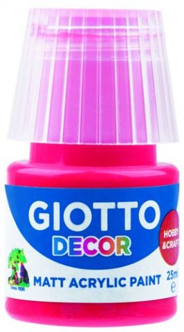 PINTURA ACRILICA GIOTTO 25 ml (bote) ROJO BERMELLO