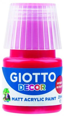 PINTURA ACRILICA GIOTTO 25 ml (bote) ROJO ESCARLAT