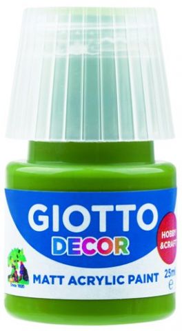 PINTURA ACRILICA GIOTTO 25 ml (bote) VERDE OLIVA