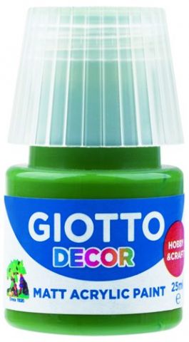 PINTURA ACRILICA GIOTTO 25 ml (bote) VERDE BOSQUE