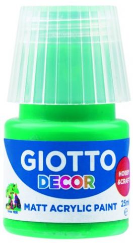 PINTURA ACRILICA GIOTTO 25 ml (bote) VERDE ESMERAL