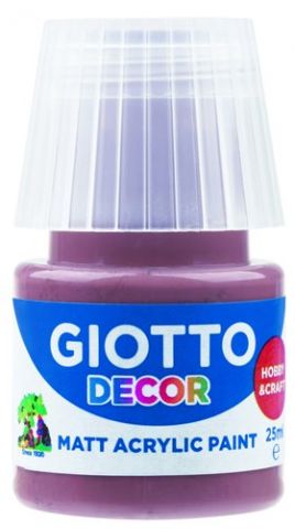 PINTURA ACRILICA GIOTTO 25 ml (bote) MARRON TIERRA