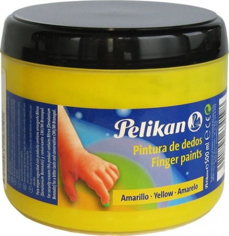 PINTURA de DEDOS PELIKAN 500 ml (bote) Nº59A AMARI