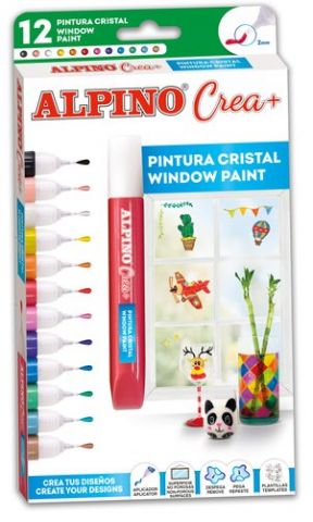 PINTURA para CRISTAL ALPINO ESTUCHE de 12