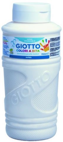 PINTURA de DEDOS GIOTTO 750 ml (bote) BLANCO
