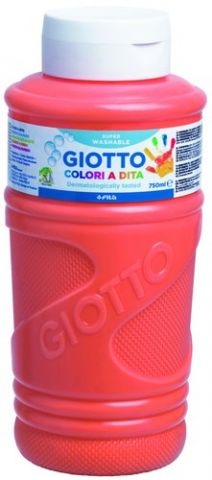 PINTURA de DEDOS GIOTTO 750 ml (bote) NARANJA