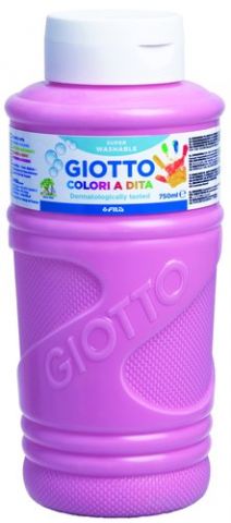 PINTURA de DEDOS GIOTTO 750 ml (bote) ROSA
