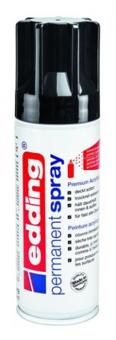 PINTURA ACRILICA EDDING PERMANENT SPRAY 200 ml NEG