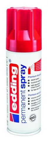 PINTURA ACRILICA EDDING PERMANENT SPRAY 200 ml ROJ