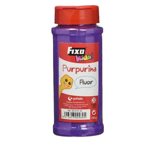 PURPURINA FIXO KIDS FLUOR 100 GR. VIOLETA