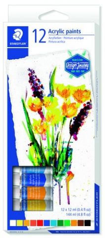 PINTURA ACRILICA STAEDTLER 8500 12 ml (tubo) ESTUC