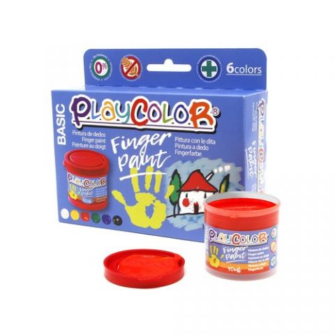 PINTURA de DEDOS PLAYCOLOR BASIC 40 ml (bote)  EST